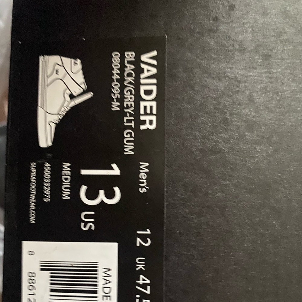 Supra mens shoes Size 13